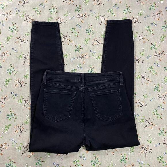 NYDJ Ami Skinny Jean Faded Black Wash Sz 8 Stretch Denim Mid Rise Ankle Casual - Picture 4 of 7